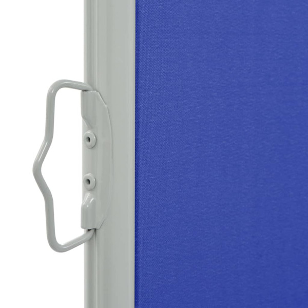 Toldo lateral retrátil para pátio 120x300 cm azul M 3