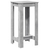 Mesa alta de bar madera ingeniería gris hormigón 51x50x103.5 cm 2
