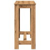 Mesa alta bar madera ingeniería roble artisian 102x50x103.5 cm 5