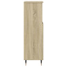 Armario de baño madera contrachapada roble Sonoma 30x30x100 cm 5