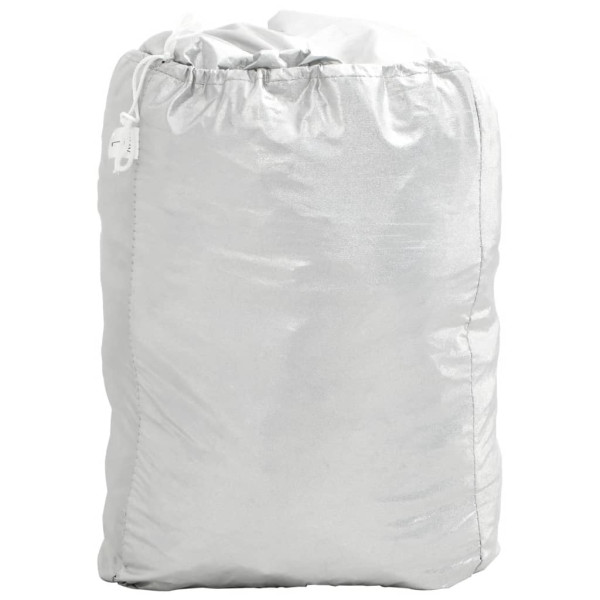 Funda de coche para SUV con correas hebilla PEVA plateado XL M 3