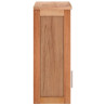 Armario de baño para pared madera maciza de nogal 42x23x60 cm 5
