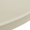 Capa para mesa de pé elástica Ø70 cm 4 pcs cor creme 5