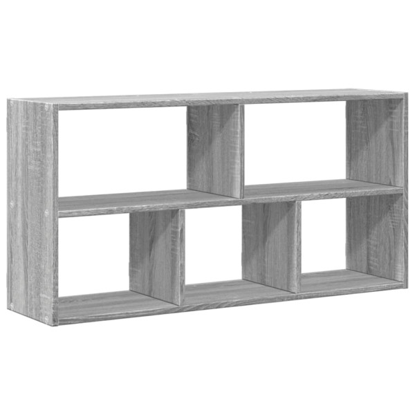Estantería de pared madera ingeniería gris Sonoma 100x25x50 cm M 2