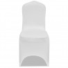 Funda de silla elástica 12 unidades blanca 5