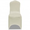 Capa para cadeira elástica 12 pcs cor creme 4