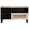 Mueble de TV madera maciza de mango 80x34x46 cm 2