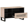 Mueble de TV madera maciza de mango 80x34x46 cm 3