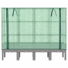 Arriate com capa de estufa olhar rattan 160x40x140 cm 4
