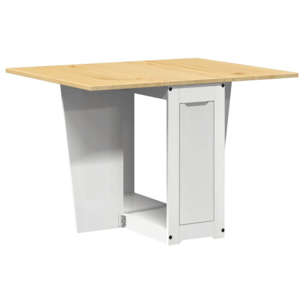 Mesa de comedor plegable mariposa Corona madera pino blanco M 2
