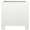 Vaso/floreira de jardim 30x30x30 cm aço branco 5