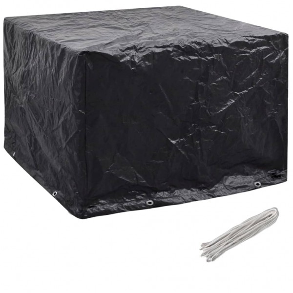 Capas para mobiliário de jardim 2 pcs 8 ilhós 122x112x98 cm M 3