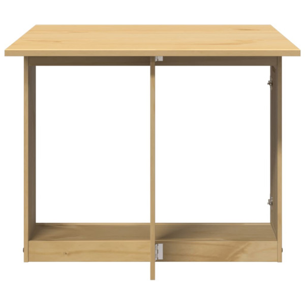 Mesa de comedor plegable mariposa Corona madera pino marrón M 5