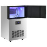 Máquina de hacer cubitos de hielo plateada 45 kg/24 h 4