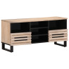 Mueble de TV madera maciza de mango 100x34x46 cm 1