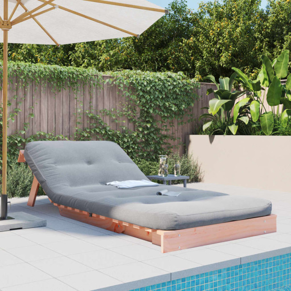 Sofá-cama futon com colchão 80x206x11 cm madeira douglas maciça M 3