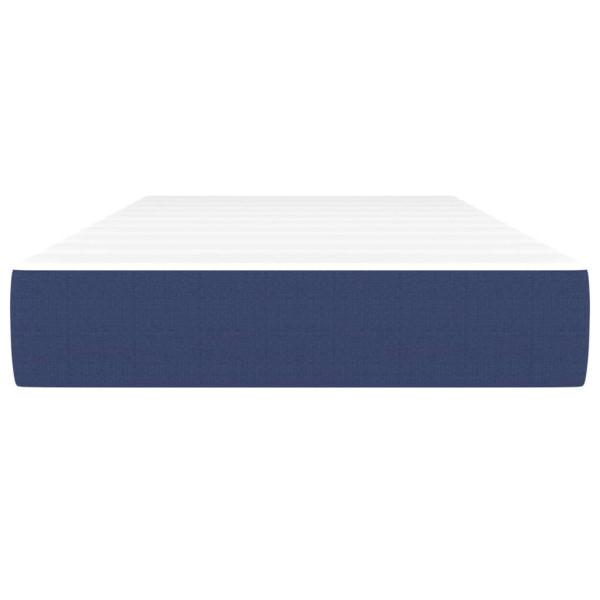 Colchão de molas ensacadas 120x190x20 cm tecido azul M 3