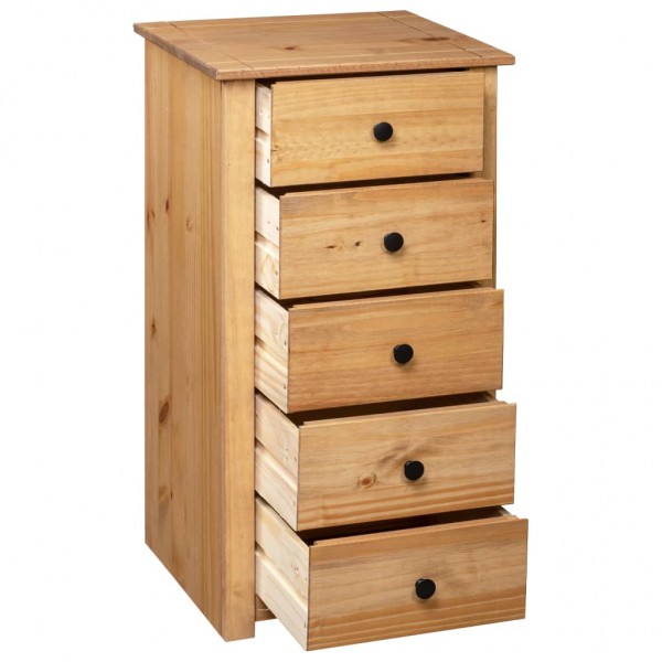 Aparador de madera maciza de pino estilo Panamá 46x40x89 cm M 5