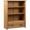 Librería de madera maciza de pino estilo Panamá 80x35x110 cm 1
