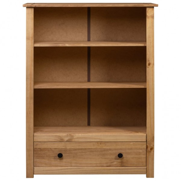 Librería de madera maciza de pino estilo Panamá 80x35x110 cm M 3