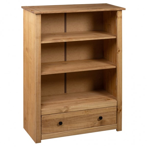 Librería de madera maciza de pino estilo Panamá 80x35x110 cm M 4