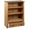 Librería de madera maciza de pino estilo Panamá 80x35x110 cm 5