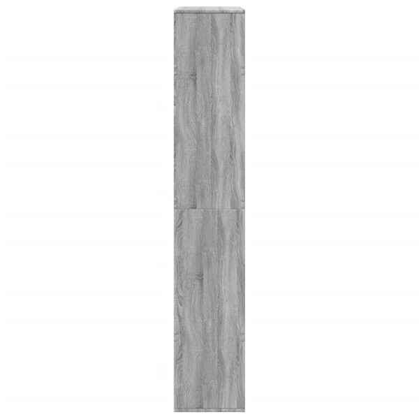 Separador de ambientes madera gris Sonoma 100x33x187.5 cm M 5
