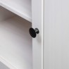 Mueble para TV madera de pino estilo Panamá blanco 120x40x50 cm 3