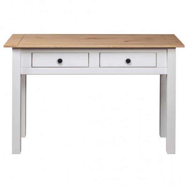Mesa consola madera maciza pino Panamá blanco 110x40x72cm M 5