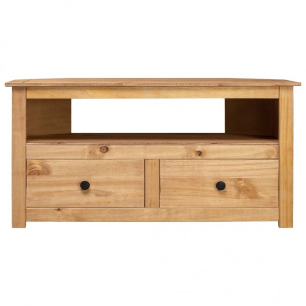 Mueble esquinero de TV madera de pino estilo Panamá 93x49x49 cm M 2