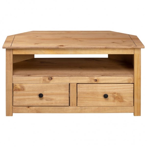 Mueble esquinero de TV madera de pino estilo Panamá 93x49x49 cm M 5