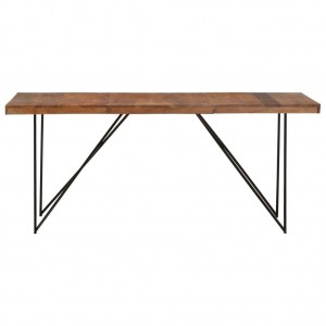 Mesa de jantar 180x90x76 cm madeira de acácia maciça H