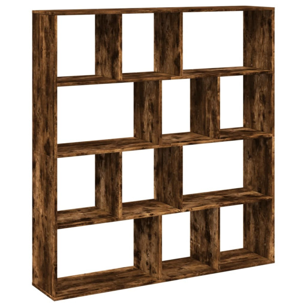 Estantería madera de ingeniería roble ahumado 132x29x141.5 cm M 2