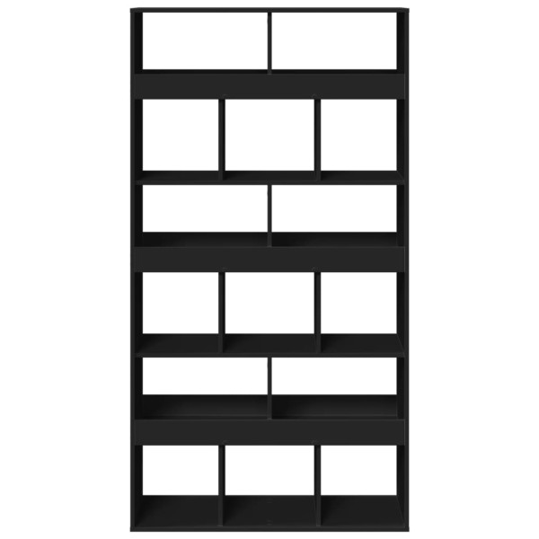 Separador de ambientes madera ingeniería negro 100x33x187.5 cm M 3