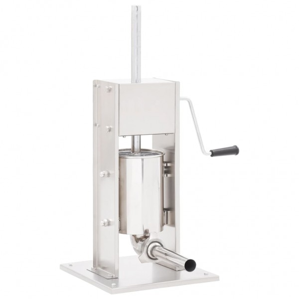 Embutidora manual de acero inoxidable plateado 3 L D