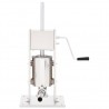 Embutidora manual de acero inoxidable plateado 3 L 2