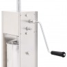 Embutidora manual de acero inoxidable plateado 3 L 5