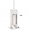 Embutidora manual de acero inoxidable plateado 5 L 1
