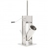 Embutidora manual de acero inoxidable plateado 5 L 3