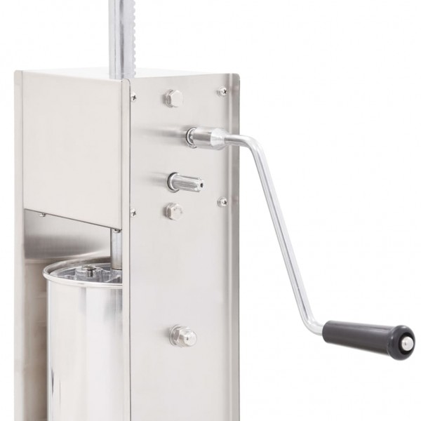 Embutidora manual de acero inoxidable plateado 5 L M 5
