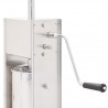 Embutidora manual de acero inoxidable plateado 5 L 5