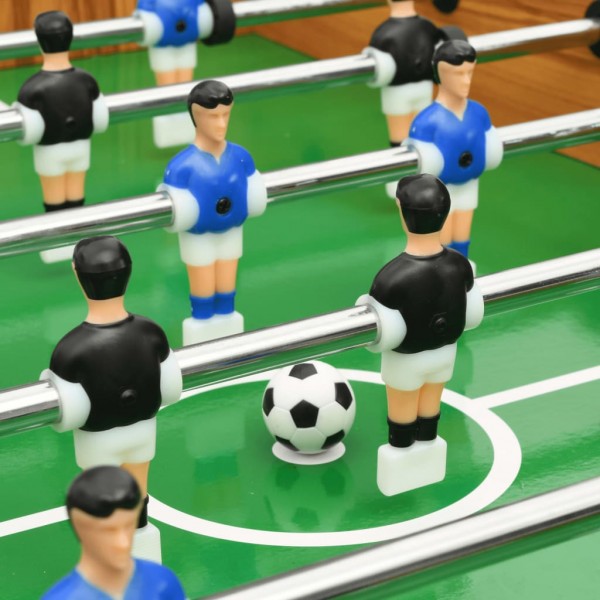 Futbolín plegable marrón claro 121x61x80 cm M 2