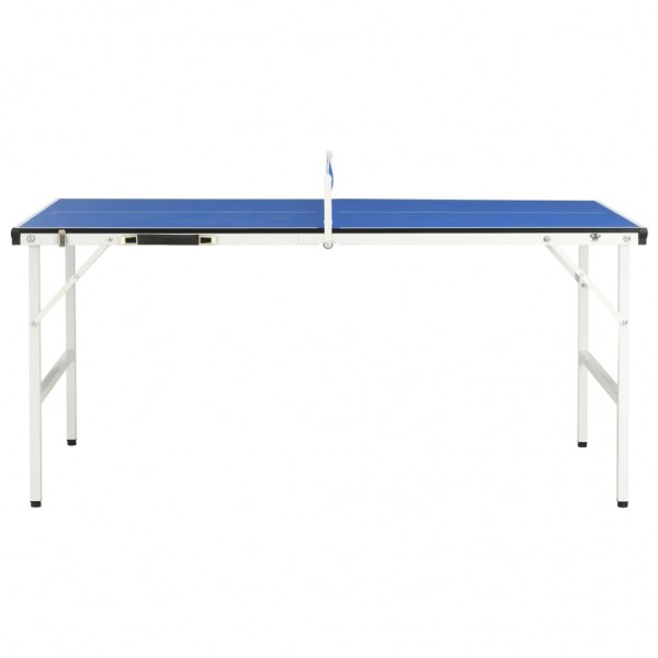 Mesa de pingue-pongue com rede 152x76x66 cm azul M 3