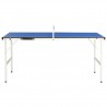 Mesa de pingue-pongue com rede 152x76x66 cm azul 3