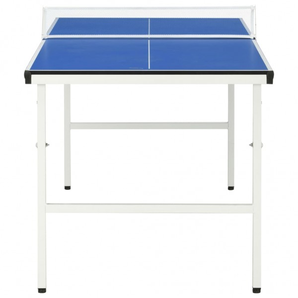 Mesa de ping pong con red azul 152x76x66 cm M 4