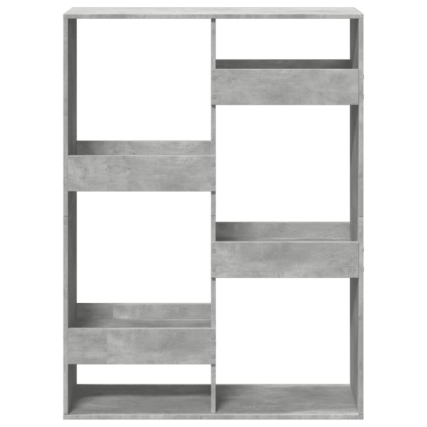 Separador de ambientes madera gris hormigón 100x33x135 cm M 4