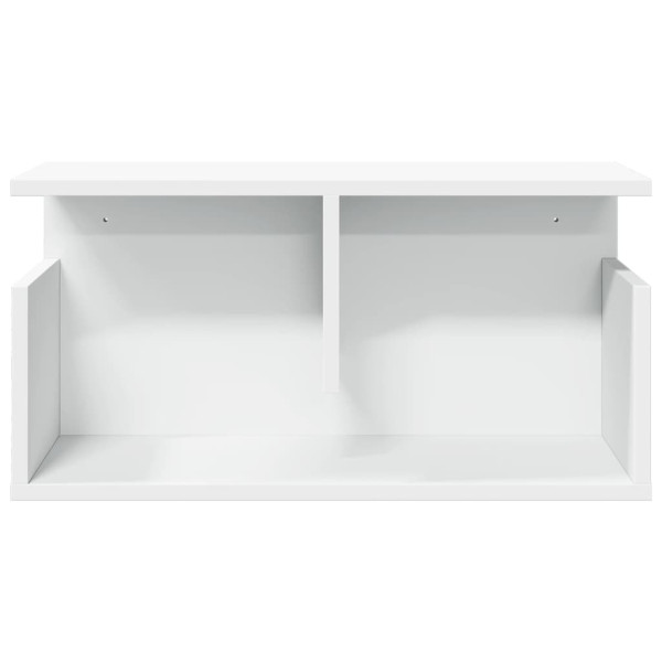 Armário de parede 60x20x30 cm derivados de madeira branco M 4