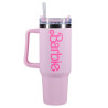 Vaso termo con pajita paladone barbie logo xl 1200 ml 2
