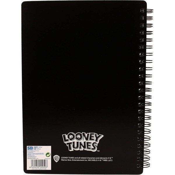 Libreta efecto 3d sd Toys Looney Tunes cara Bugs Bunny M 2