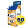Caixa 50 unidades de ponta de óleo de tinta de caneta 1.0 mm azul Vidro Bic 1